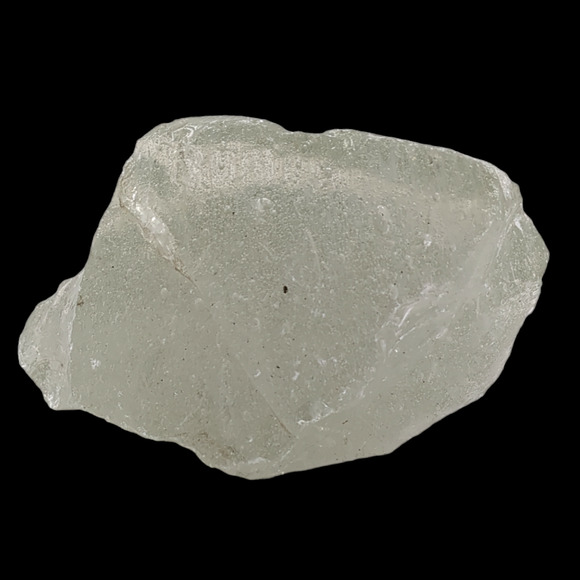 Clear Art Glass Cullet Glowing Manganese Translucent Slag Glass #4GX73 - Picture 3 of 7